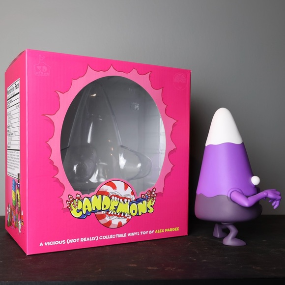 ALEX PARDEE CANDEMON CORNELIUS PURPLE GRIMACING EDITION - Picture 2 of 4